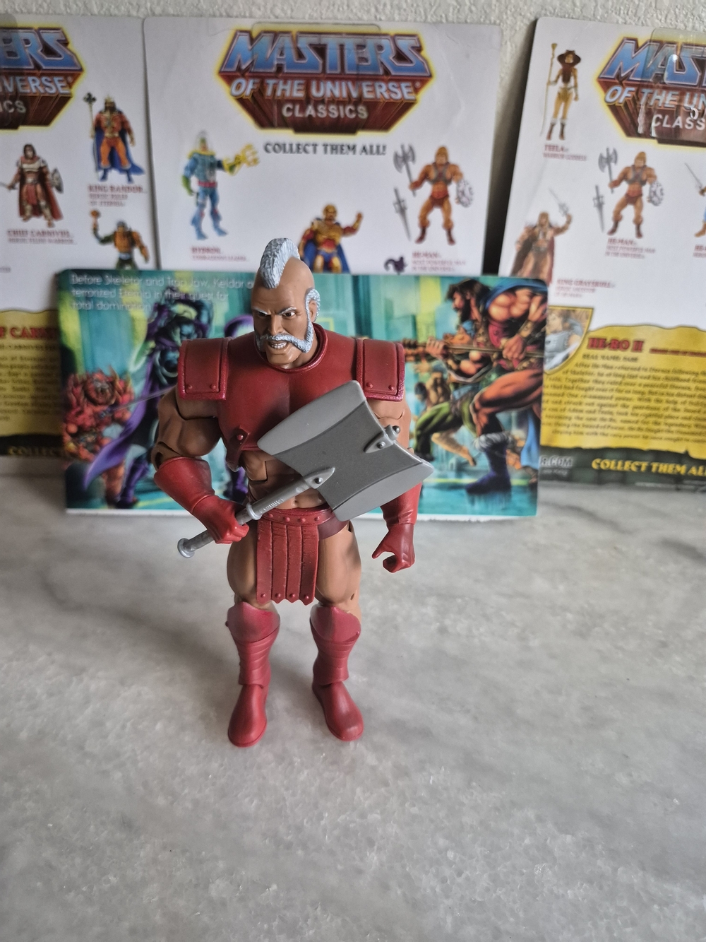 MATTEL Masters of the Universe Classics GELDOR 100% COMPLETE PRE-OWNED